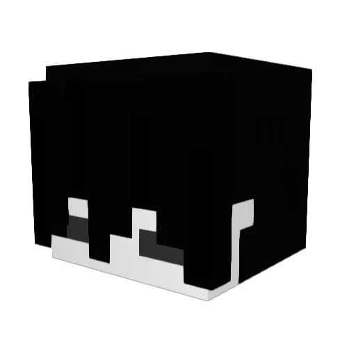 _Shaburo_ Minecraft avatar head, 3D render