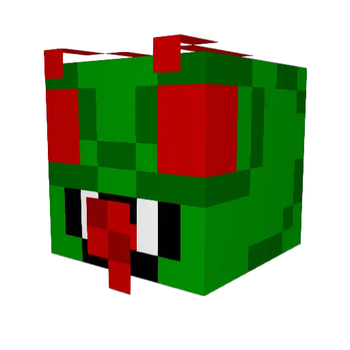 _ShadowViper_ Minecraft avatar head, 3D render