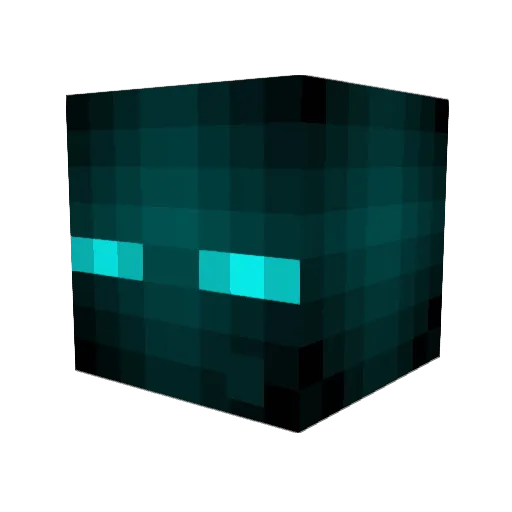 _Shadow_Extreme_ Minecraft avatar head, 3D render