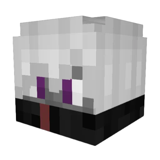 _Shaimbot_ Minecraft avatar head, 3D render
