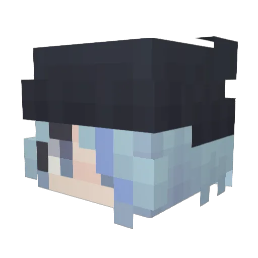 _ShaoBei_ Minecraft avatar head, 3D render