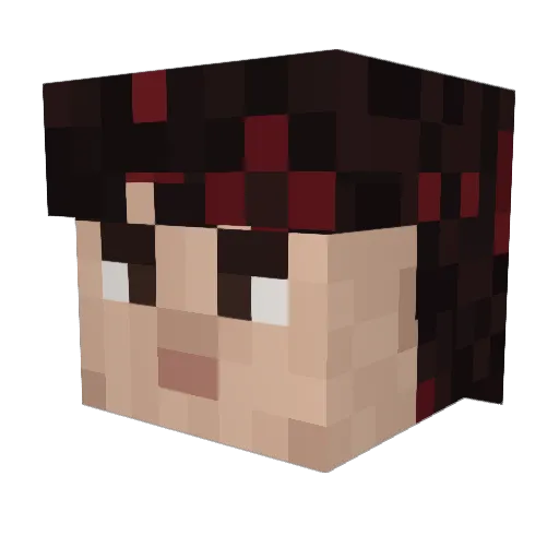 _Shard__ Minecraft avatar head, 3D render