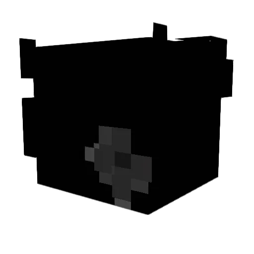 _Sharif Minecraft avatar head, 3D render