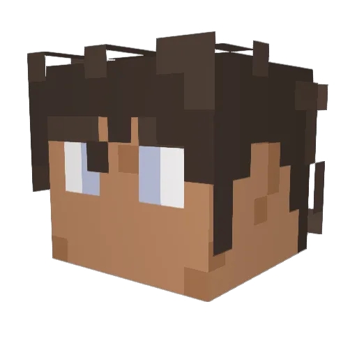 _Sherif_ Minecraft avatar head, 3D render