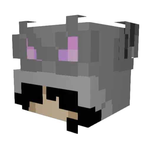 _Shiggo_ Minecraft avatar head, 3D render