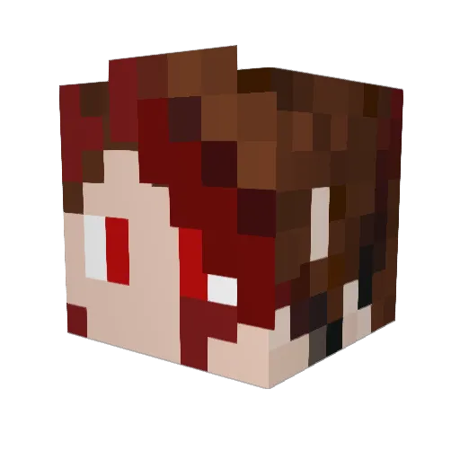 _Shinee_ Minecraft avatar head, 3D render
