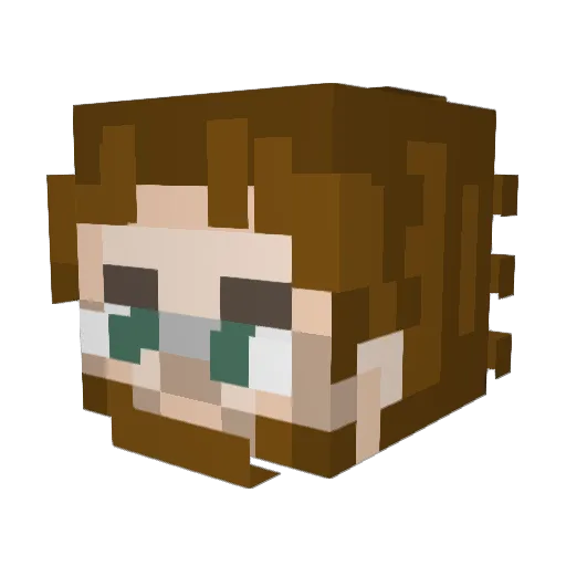 _Shmaster_ Minecraft avatar head, 3D render