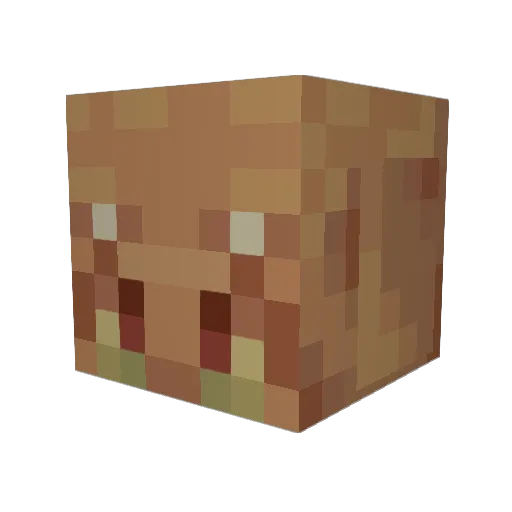 _Shmeg_ Minecraft avatar head, 3D render