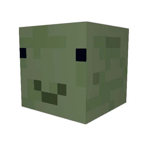 _Shrog_ Minecraft avatar head, 3D render