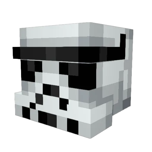 _Shrpp Minecraft avatar head, 3D render