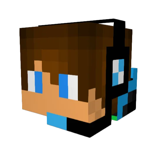 _Shuang_ Minecraft avatar head, 3D render