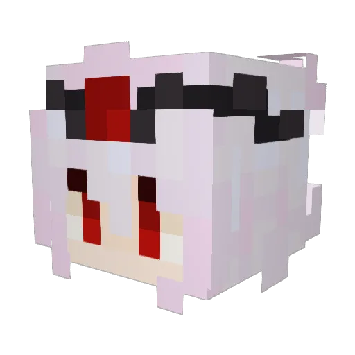 _Shubble_ Minecraft avatar head, 3D render