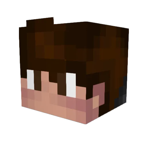 _ShumPlay Minecraft avatar head, 3D render