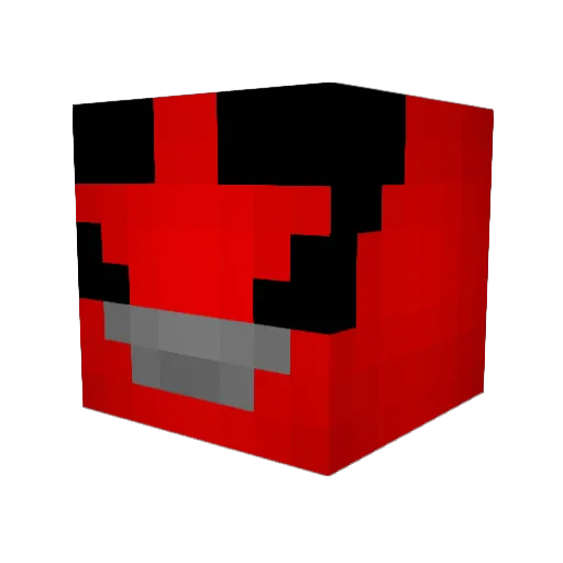 _Shushetumare_ Minecraft avatar head, 3D render