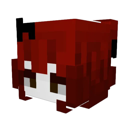 _Shvrd Minecraft avatar head, 3D render