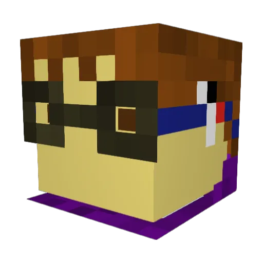 _Shxxdow_ Minecraft avatar head, 3D render