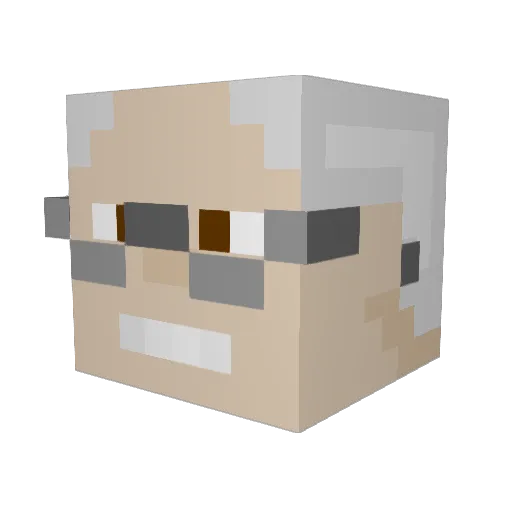 _Siapphic_ Minecraft avatar head, 3D render