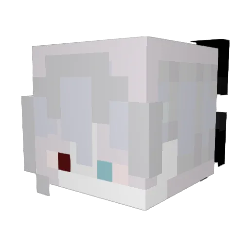 _Siaska_ Minecraft avatar head, 3D render