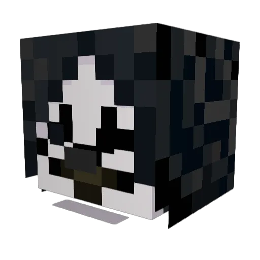 _SickGirlExe_ Minecraft avatar head, 3D render