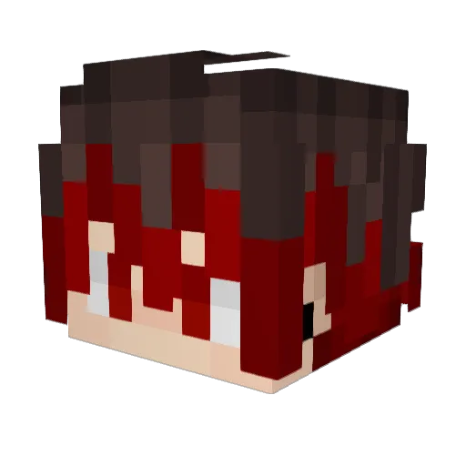 _SierMoon Minecraft avatar head, 3D render