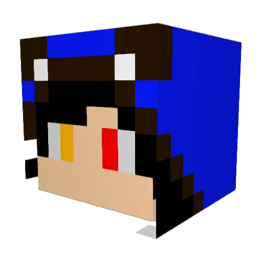 _Sifalean_ Minecraft avatar head, 3D render