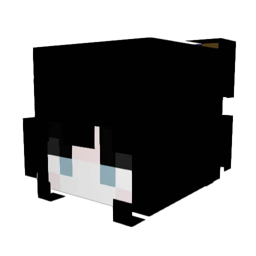 _Silyss_ Minecraft avatar head, 3D render