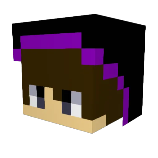_Simeone_ Minecraft avatar head, 3D render