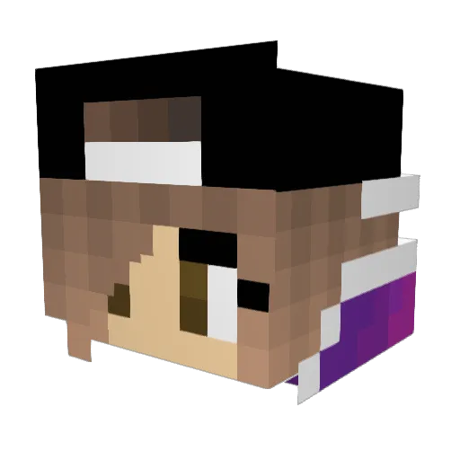 _Simi_xd_ Minecraft avatar head, 3D render