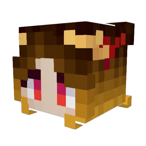 _SingLez_ Minecraft avatar head, 3D render