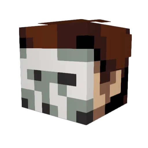 _SirJake_ Minecraft avatar head, 3D render