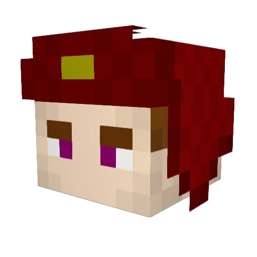 _Sisr_ Minecraft avatar head, 3D render