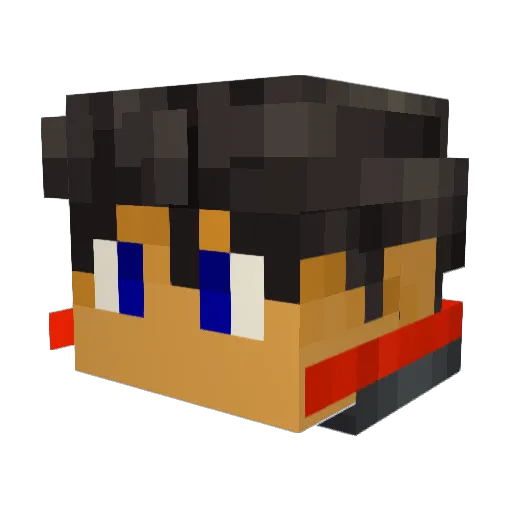_Sk1ttles_ Minecraft avatar head, 3D render