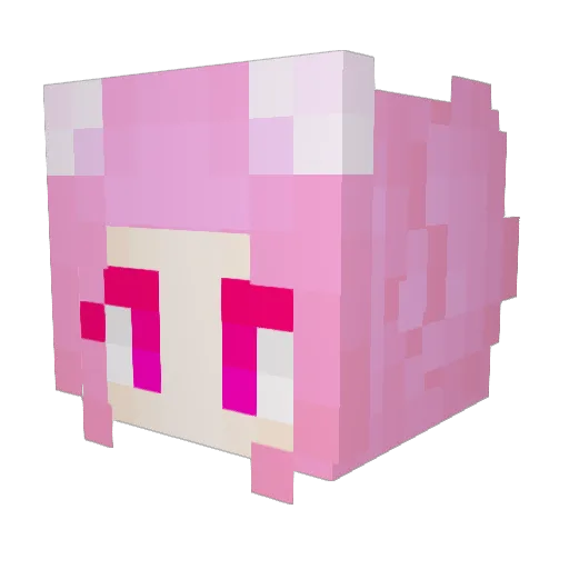 _SkrubGener8r_ Minecraft avatar head, 3D render