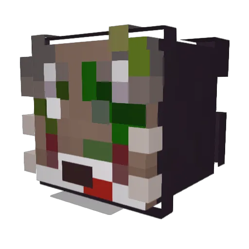 _SkyeDied_ Minecraft avatar head, 3D render