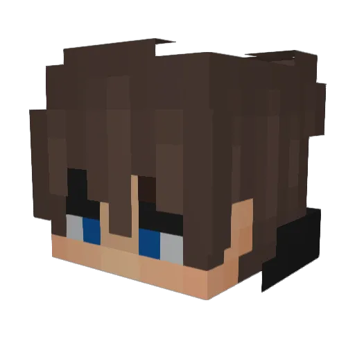 _Skym_ Minecraft avatar head, 3D render