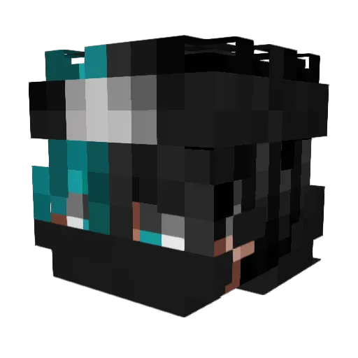 _Skyy25 Minecraft avatar head, 3D render