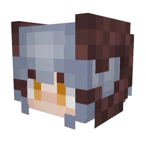 _Skyyyyyyy_ Minecraft avatar head, 3D render
