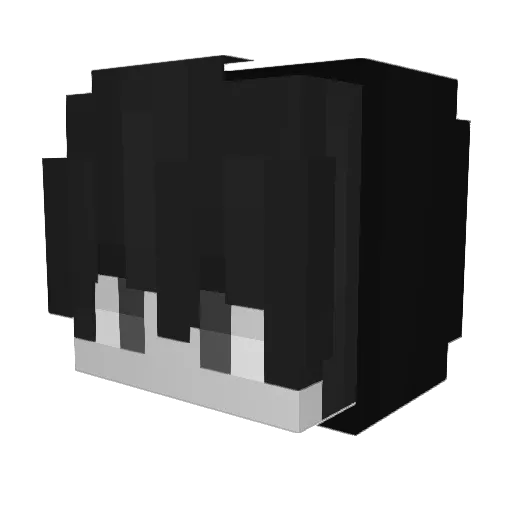 _Slashez Minecraft avatar head, 3D render