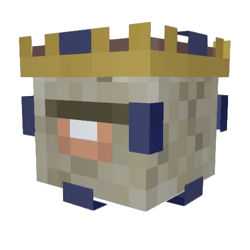 _SlothGangLeader Minecraft avatar head, 3D render