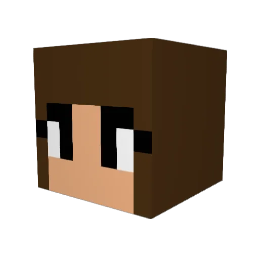 _Sloth__ Minecraft avatar head, 3D render