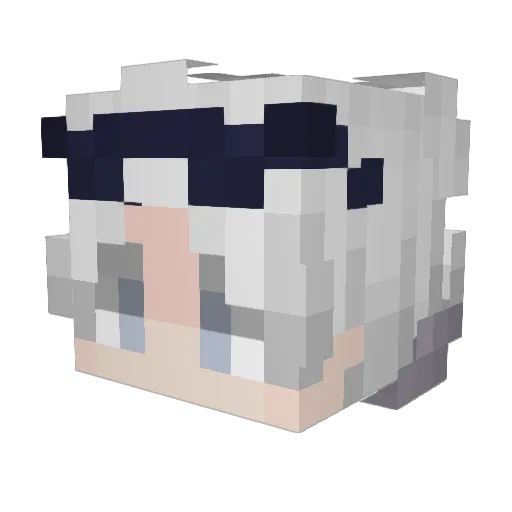 _Slvn_ Minecraft avatar head, 3D render