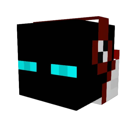 _SlyCrafter_ Minecraft avatar head, 3D render