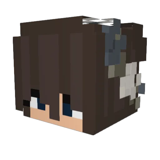 _Slyyy_ Minecraft avatar head, 3D render