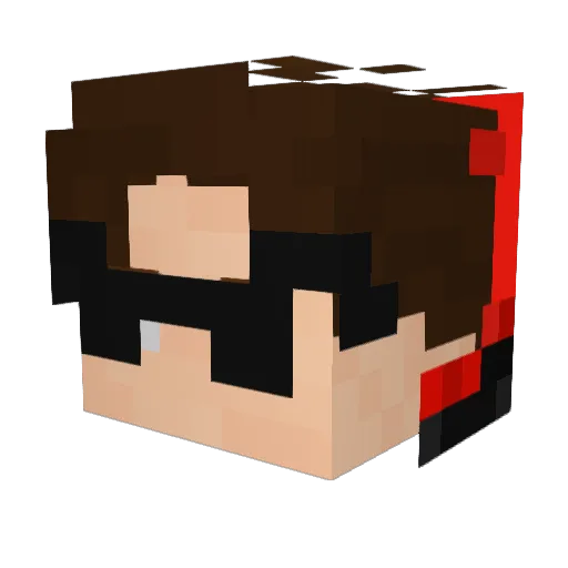 _SmaPochka001_ Minecraft avatar head, 3D render