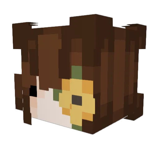 _Smelliot_ Minecraft avatar head, 3D render