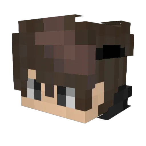 _Smg__ Minecraft avatar head, 3D render