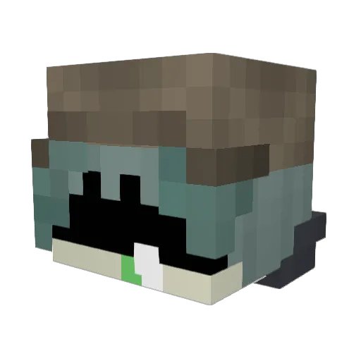 _Smoak_ Minecraft avatar head, 3D render