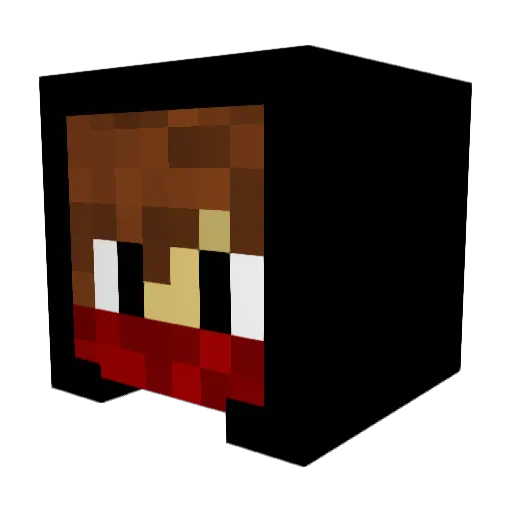 _Smokey_3 Minecraft avatar head, 3D render