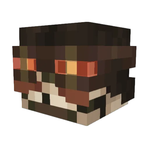 _Smuj_ Minecraft avatar head, 3D render