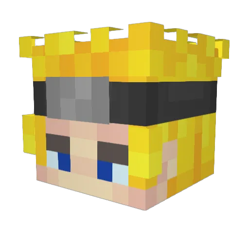 _Snaps_McKraken_ Minecraft avatar head, 3D render